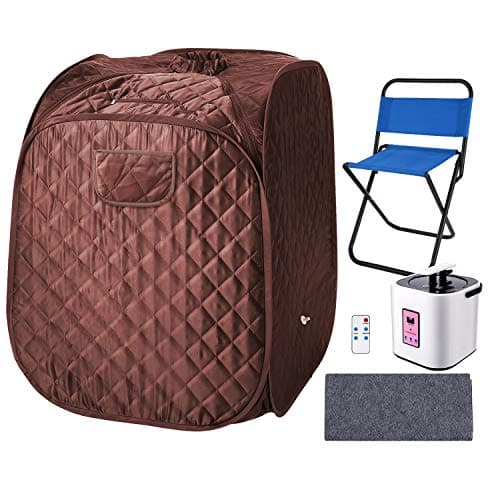 Himimi 2L Foldable Steam Sauna Portable Indoor Home Spa Weight Loss Detox with Chair Remote (New)