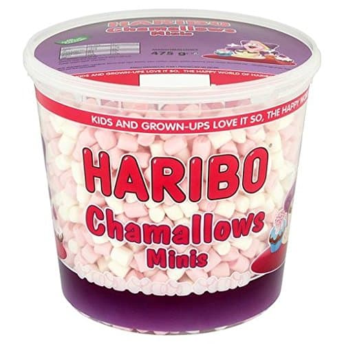 Haribo Chamallows Minis Marshmellows for Hot Chocolate. Tub 475g