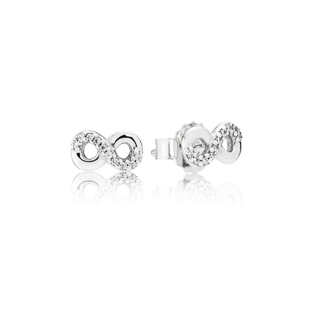 Pandora Women Silver Stud Earrings - 290695CZ