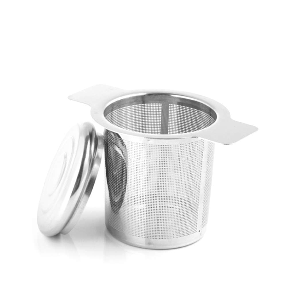 Loose Leaf Tea Steeper,Xloey 18/8 Stainless Steel Tea Basket and Tea Infuser Fine Mesh Filters Tea Strainer Steeper Double Handles for Hanging on Teapots, Mugs, Cups to steep Loose Leaf Tea and Coffee