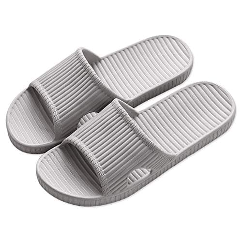Shower Slippers for Women Men, Quick Drying Lightweight Non Slip Open-toe EVA Travel-friendly Breathable Shoes Slide Slippers for Bathroom,House Slipper,Outdoor