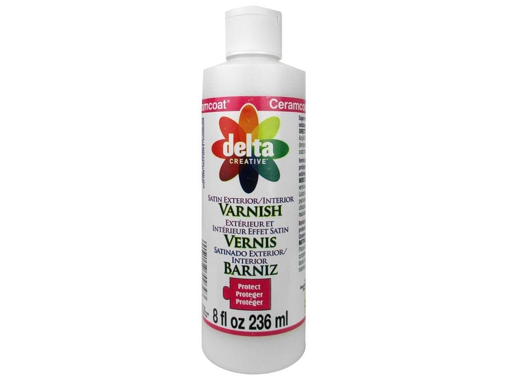 Satin Finish Exterior/Interior Varnish, 8 Fl Oz (Pack of 1)