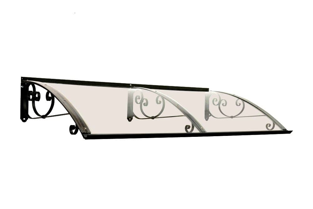 BELLHOUSE COPERTURE Iron Door Canopy Mod. Ricciolo Classica - L 200