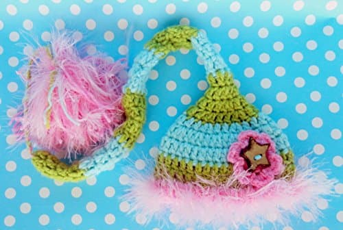 Pixie Baby Hat with Big Tassel, Newborn Stocking Cap, Baby Girl Beanie,Gift for Baby, 0-3 Months,3-6 Months,6-12 Months