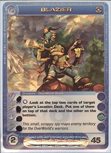 Chaotic BLAZIER Super Rare Foil Card MAX Energy STAT of 45 Dawn of Perim