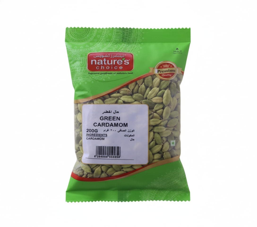 Natures Choice Green Cardamom Whole - 200 Gm