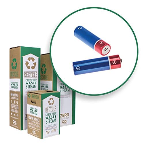TerraCycle Alkaline Batteries Zero Waste Box (Small 11" x 11" x 20")