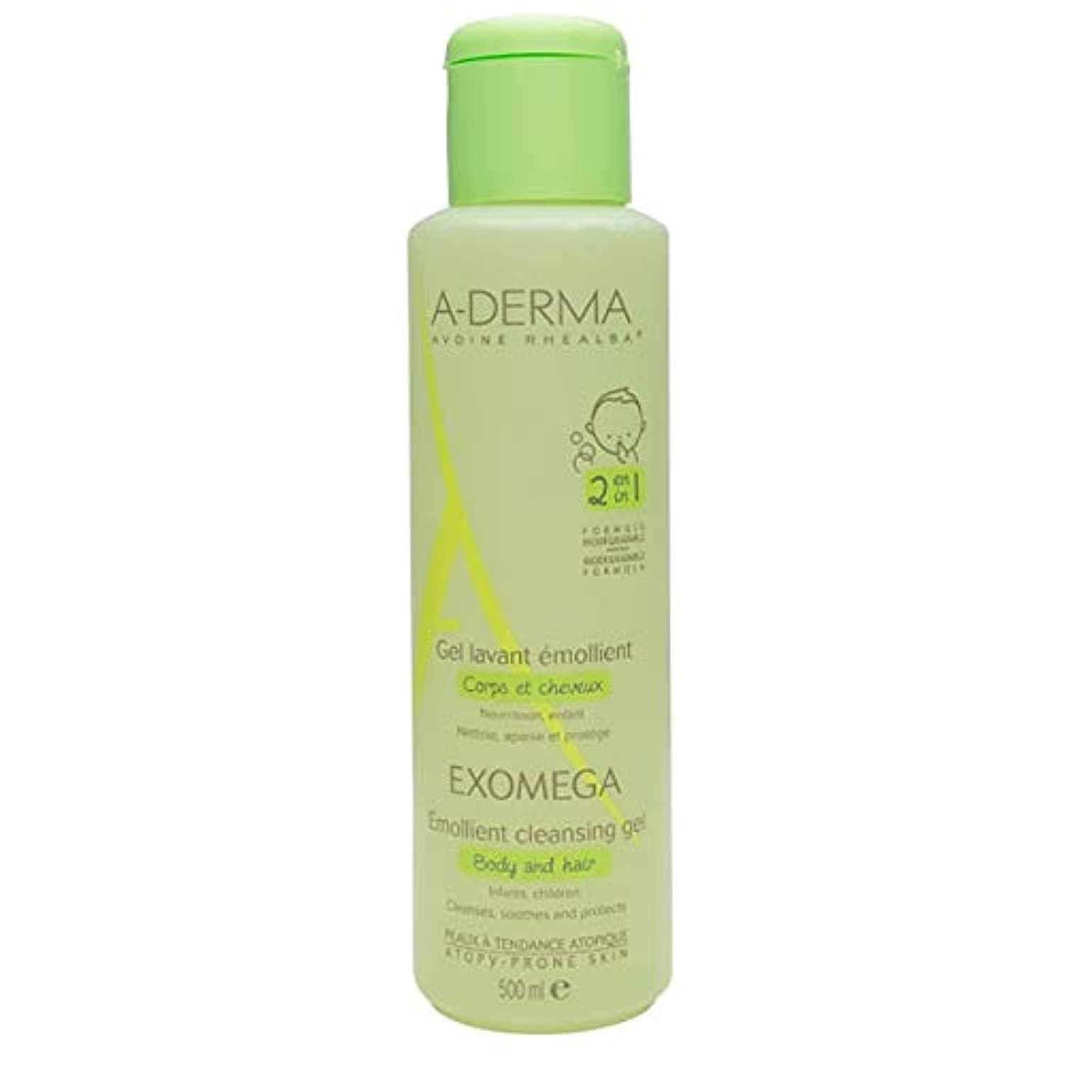Aderma Exomega Emollient Cleansing Gel 500ml