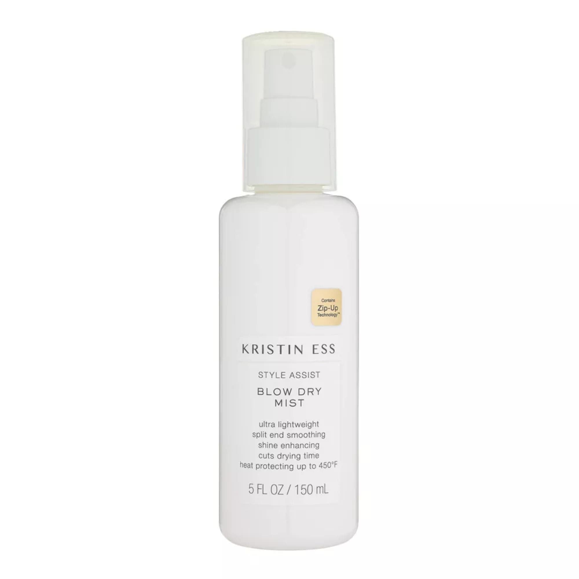 Kristin Ess Heat Protection Blow Dry Spray for Hair - Frizz Control + Anti-Humidity - Thermal Heat Protectant & Blowout Spray 450 Degrees - Adds Shine, Smooths, & Anti-Frizz - Pear Fragrance