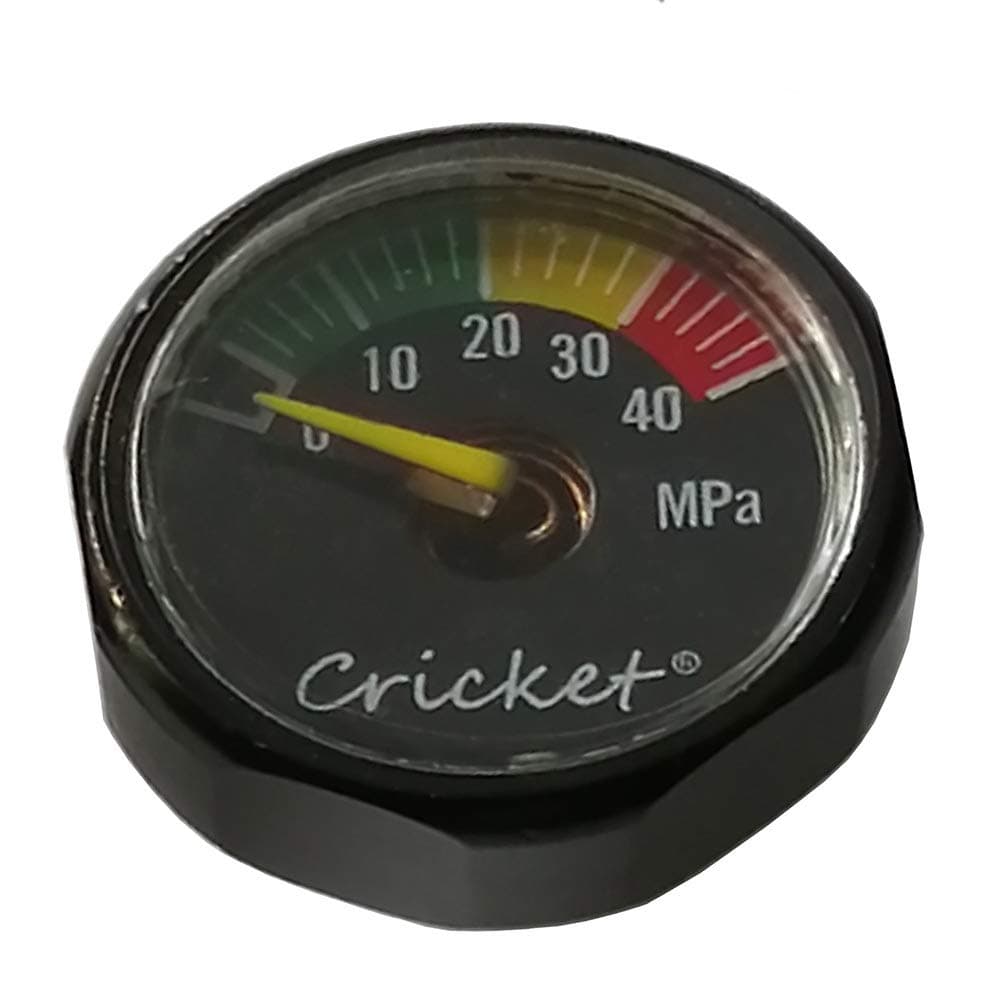 UP100 2pcs PCP Paintball Airforce High Pressure Pump Pressure Gauges Black 1 Inch Mini Air Gauge Scuba Manometre 40MAP Thread M8 x 1