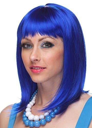 Best Sexy Short Hair Wigs for Women,black Women,korean Wig and Girls-blue Anime Wig or Costume Wigs Brings Out the Rihanna or Paula Young Short Wigs in You-best with Wig Cap and Wig Brush and Wig Comb