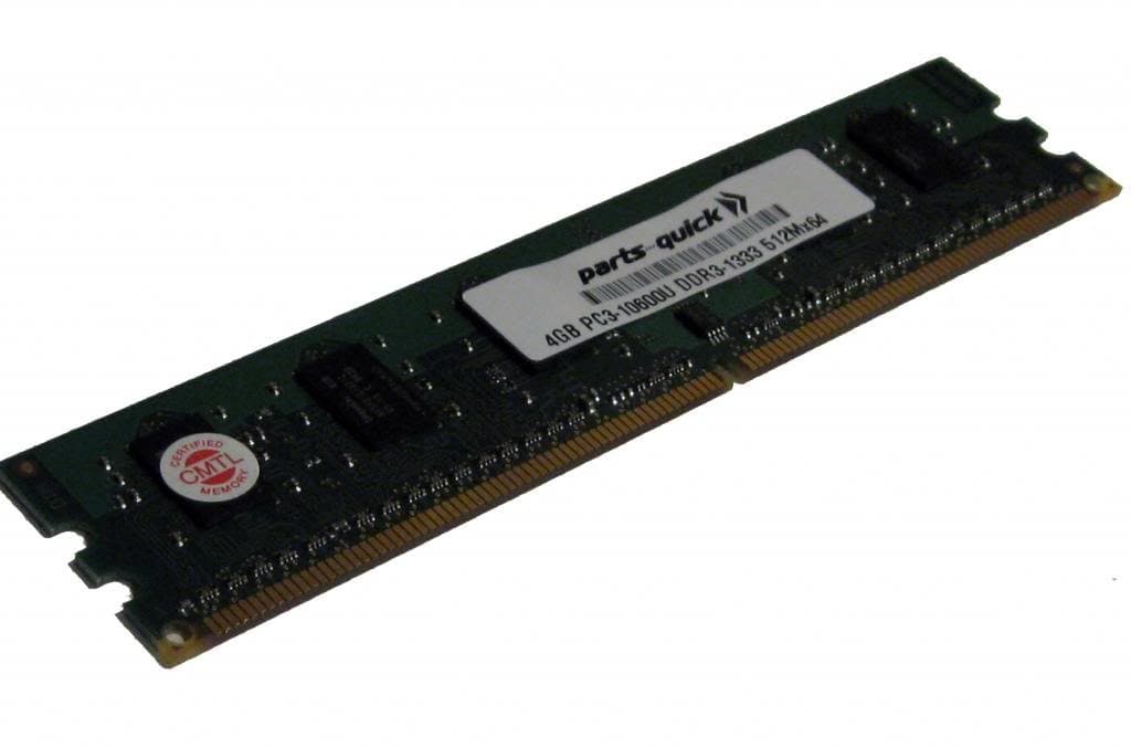 parts-quick4GB Memory Upgrade for EliteGroup (ECS) IC780M-A2 Motherboard DDR3 PC3-10600 Non-ECC DIMM RAM ( Brand)