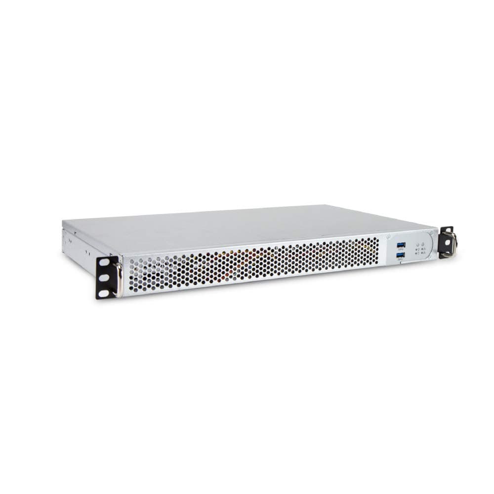 IN-WIN IW-RF100S-S265 1U Short Depth Mini-ITX Rackmount Server Chassis, 265W