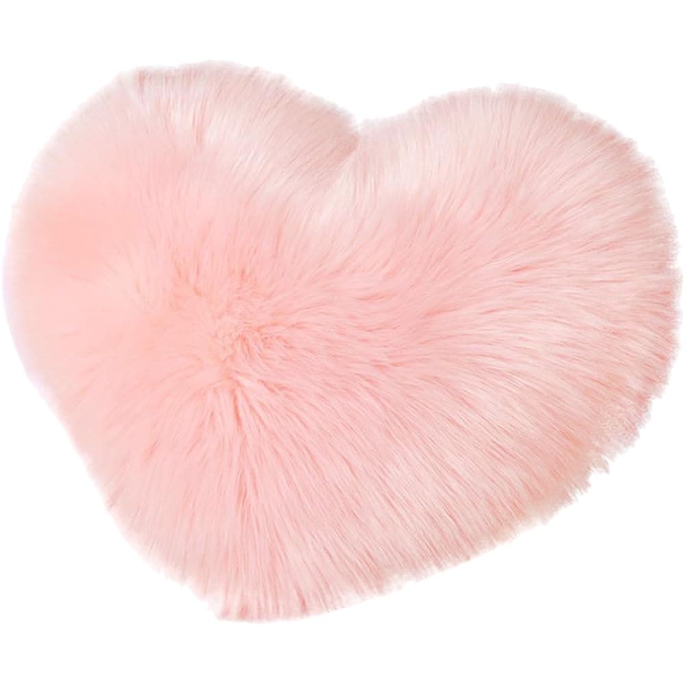 Alipis Heart Shaped Pillow Pink Couch Pillows Throw Pillows Decorative Pillows Cute Pillows Home Decoration Fluffy Pink Pillows Cute Sofa Pp Cotton Household Office