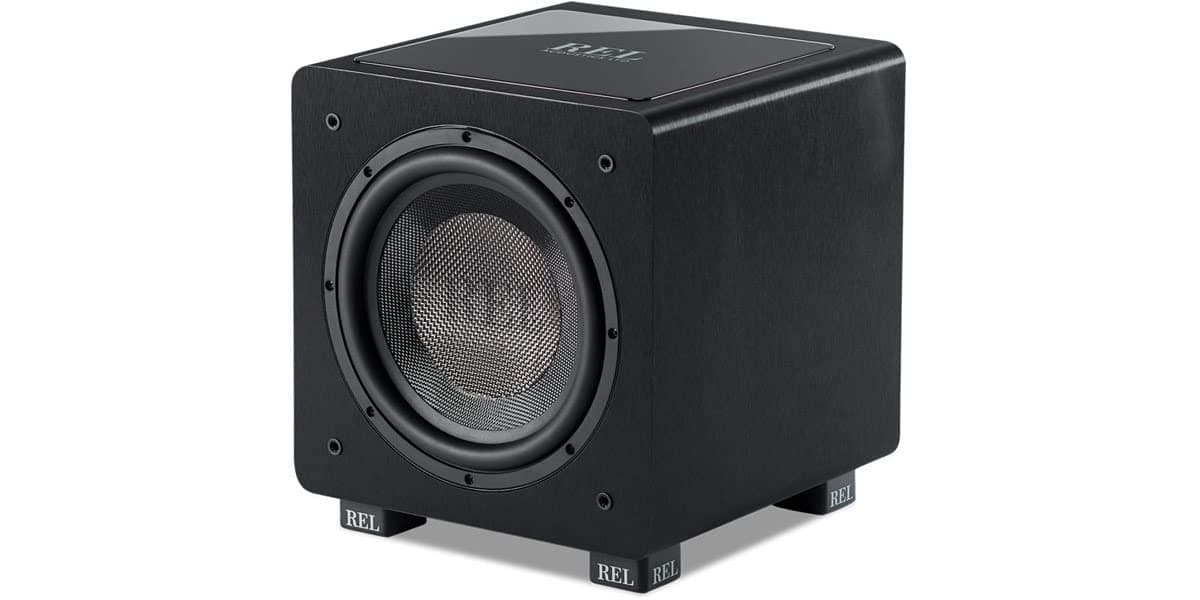 HT/1003 Subwoofer, HT-Air Wireless Compatible, Line Grained Black Composite