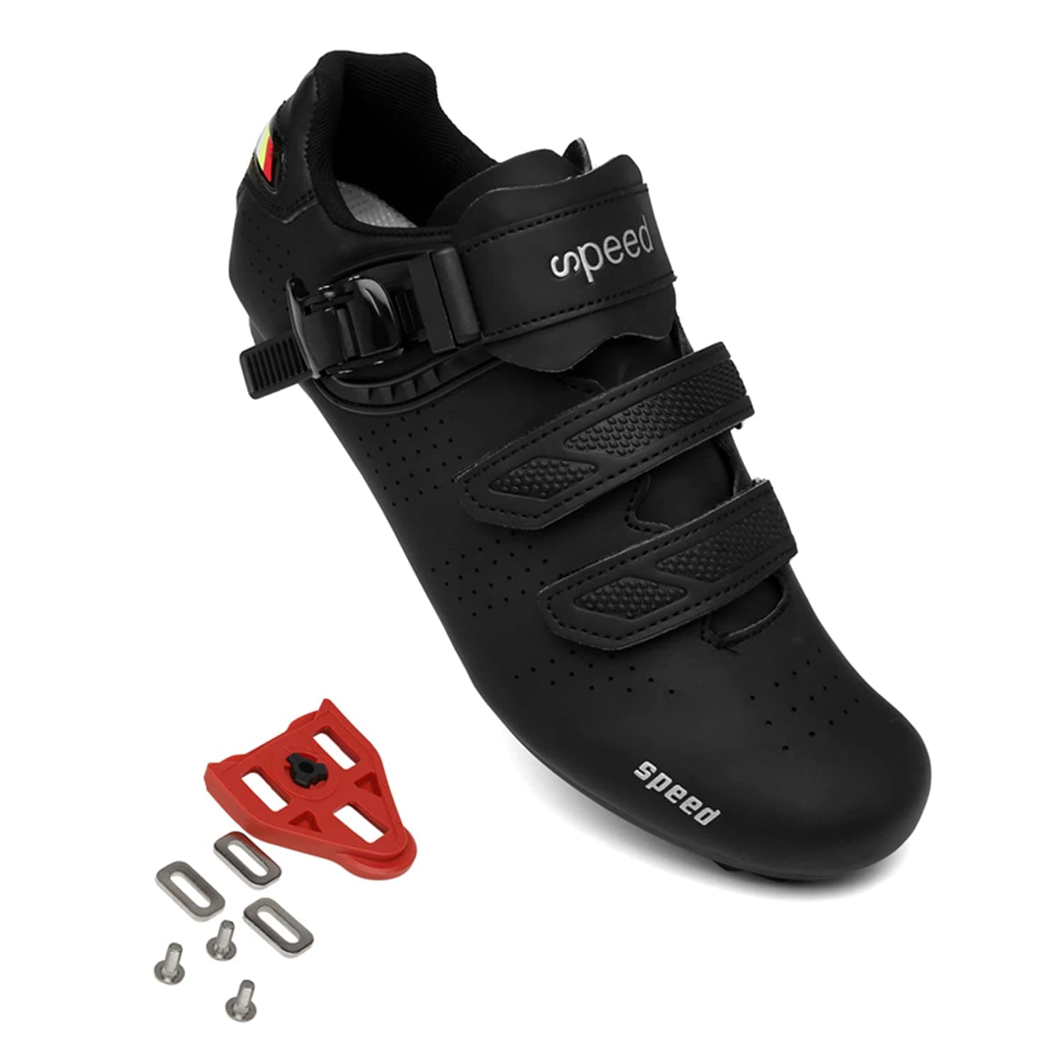 Coblum Cycling Shoes Men Womens,Indoor Bike Shoes, with 9-Degree Floating Look ARC Delta, Compatible SPD Road Riding Bike Cycling