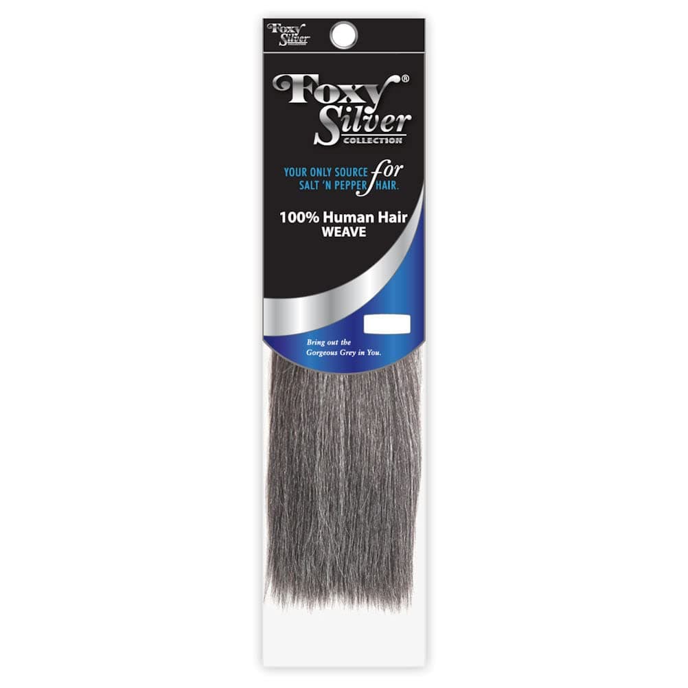 FOXY SALON WEAVE - STRAIGHT08 (Foxy Silver - Weave) - Human Hair Weave in 51