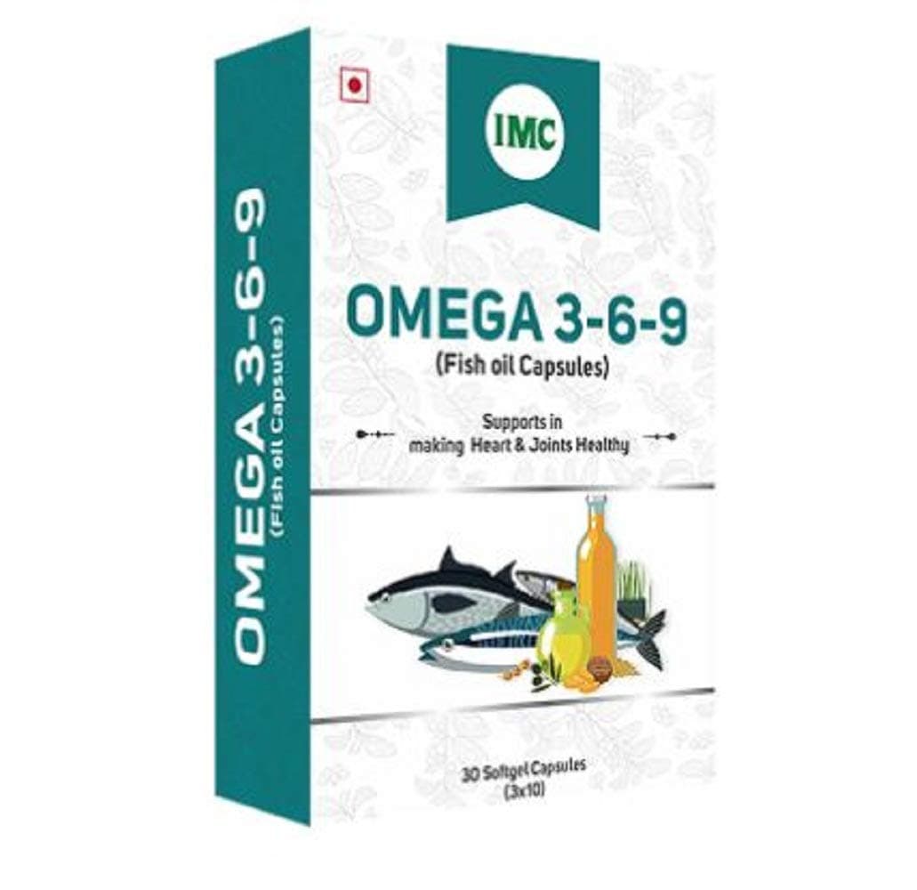 Omega 3-6-9 (Fish Oil Capsules),Pack of 30