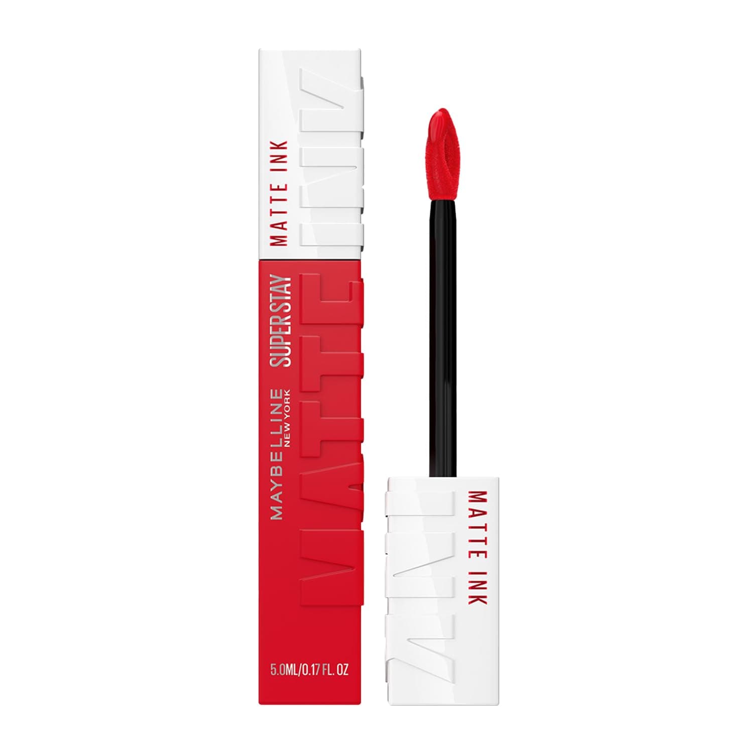 New York SuperStay Matte Ink Liquid Lipstick - Ambitious, Highly pigmented, Transfer Proof & Fade Proof. Maybelline New York SuperStay Matte Ink Liquid Lipstick Lasts Up To 16 Hour | 5ml