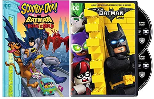 Brave, Bold, Hungry, Lego Bricks: The Lego Batman Movie (Special 2- Disc Edition) + Scooby-Doo & Batman The Brave and the Bold (DC Comics Animated Double Feature DVD Bundle)