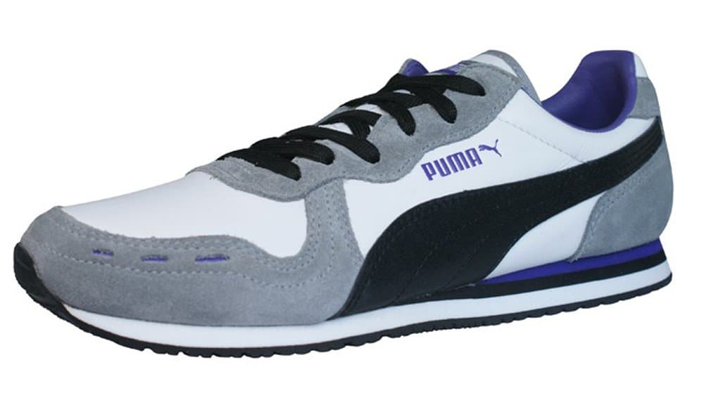 Puma Cabana Racer II LS Womens Leather Trainers / Shoes - White