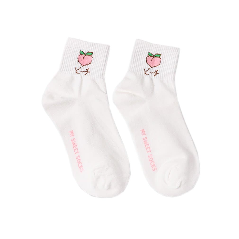 Harajuku Cute Pastel Socks Fruit Pattern