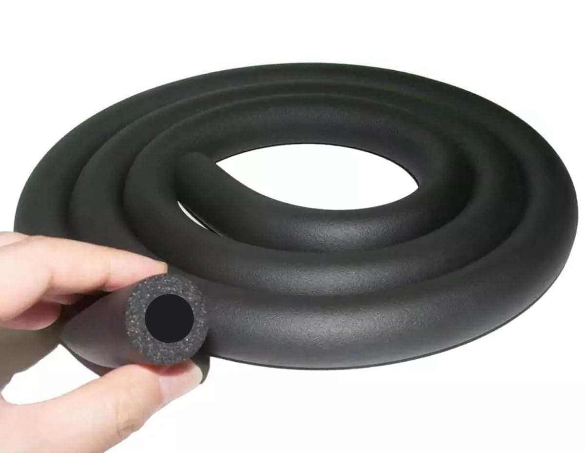 AC Insulation Tube for Copper Pipe - Nitrile Thermal Insulation Rubber Multipurpose Work - 5/8 ID X 1/4 THK 16MM Inner Diameter 6MM Outer Thk