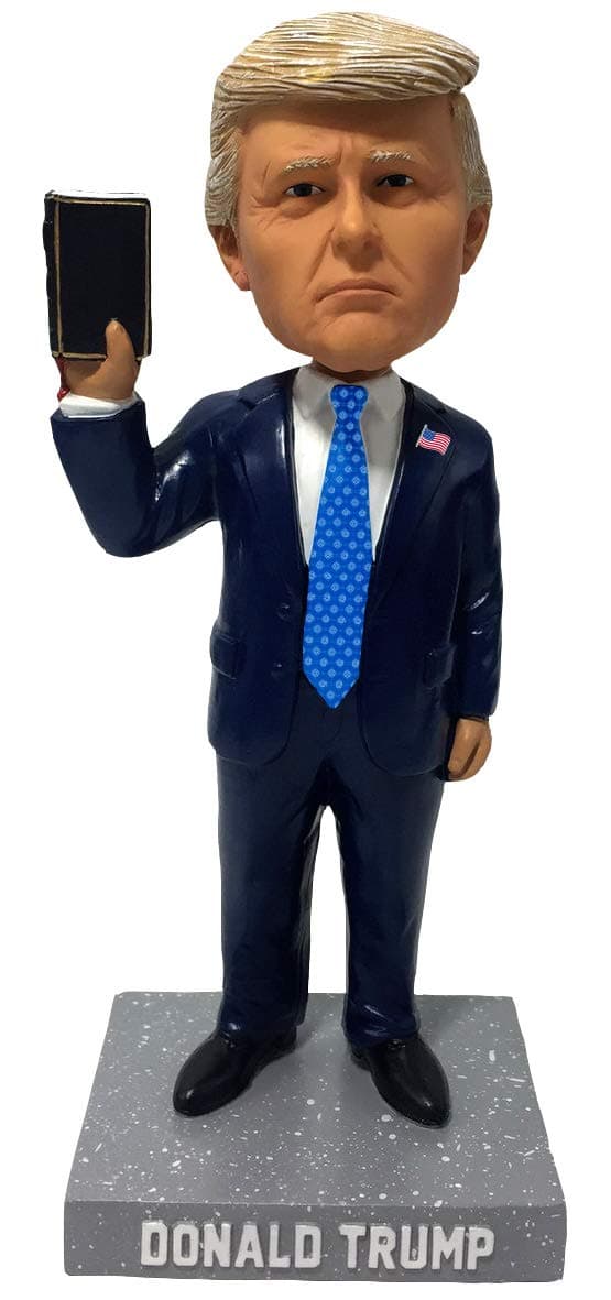 President Donald Trump Bible Photo Op Church Washington D.C. White House Bobble Head