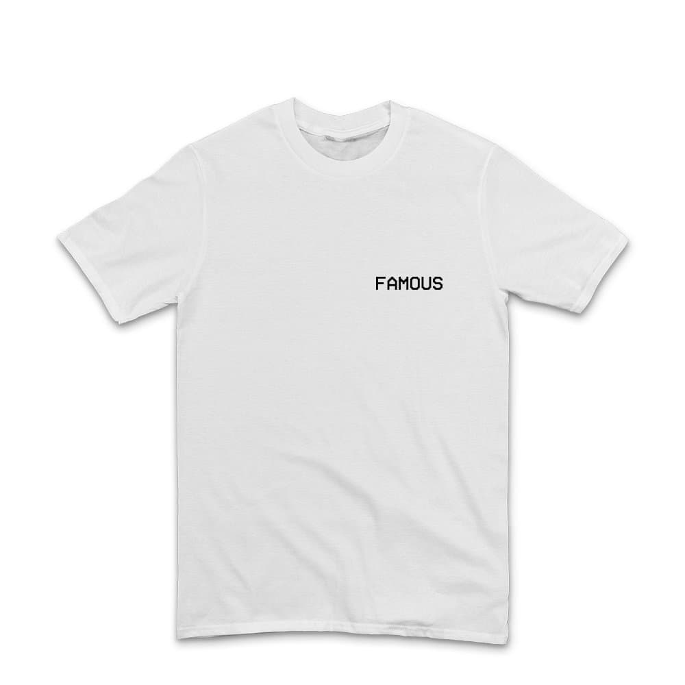 FAMOUS - KANYE WEST - T SHIRT - WHITE - S