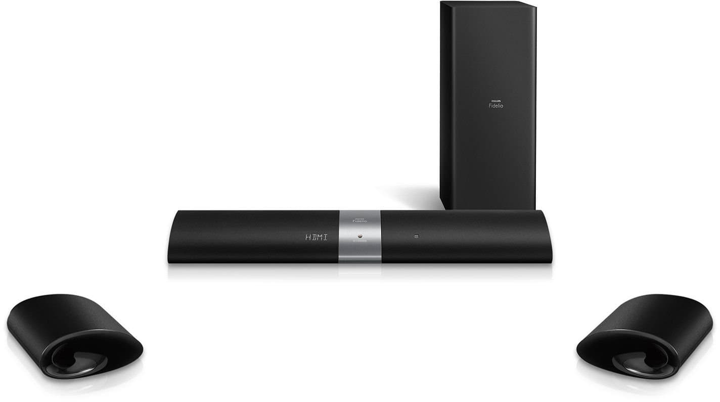 Philips B5/37 Fidelio Soundbar Speaker (Black)