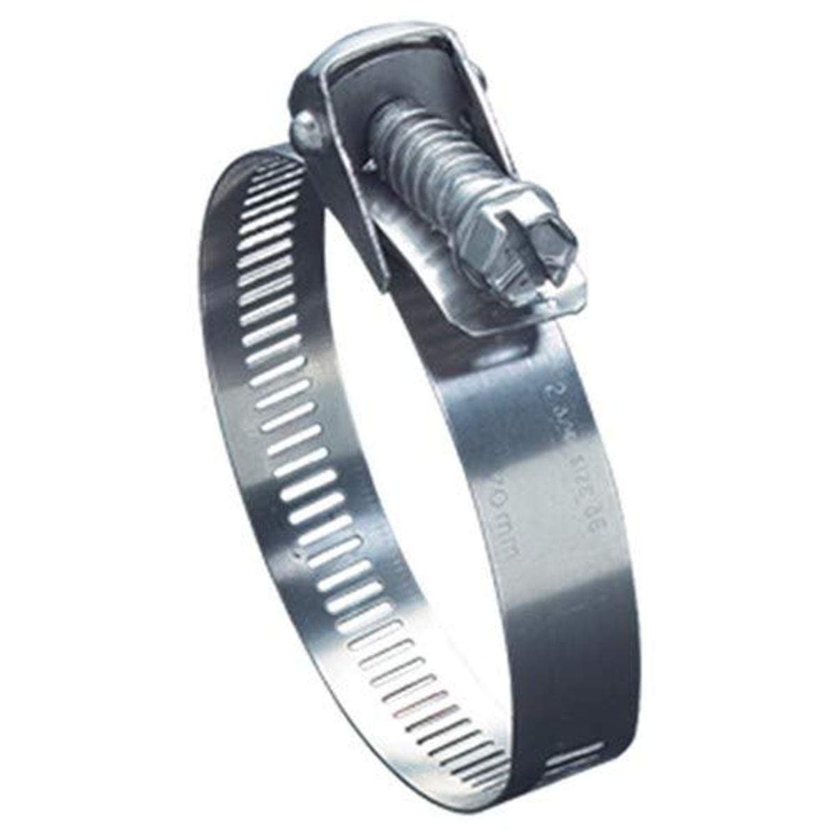 Ideal Tridon 5818852#188 Stainless Steel Quick Release Clamp with 410 Stainless Steel Screw, 2" to 12-1/4" Diameter, 9/16" W