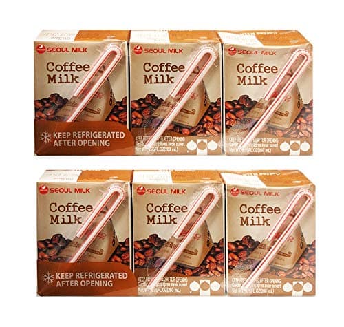 Korean Seoul Sweet Coffee Milk Value Pack 서울 커피우유 200ml x 6