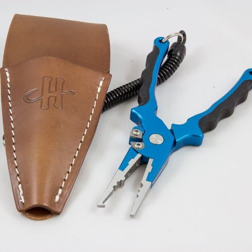 6" Aluminum Split Ring Pliers with Leather Sheath