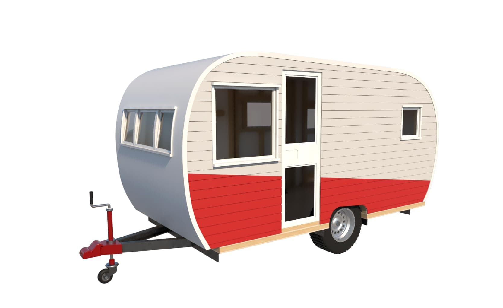 15' Teardrop Camper Trailer Plans - Build Your Own Tear Drop Camper RV