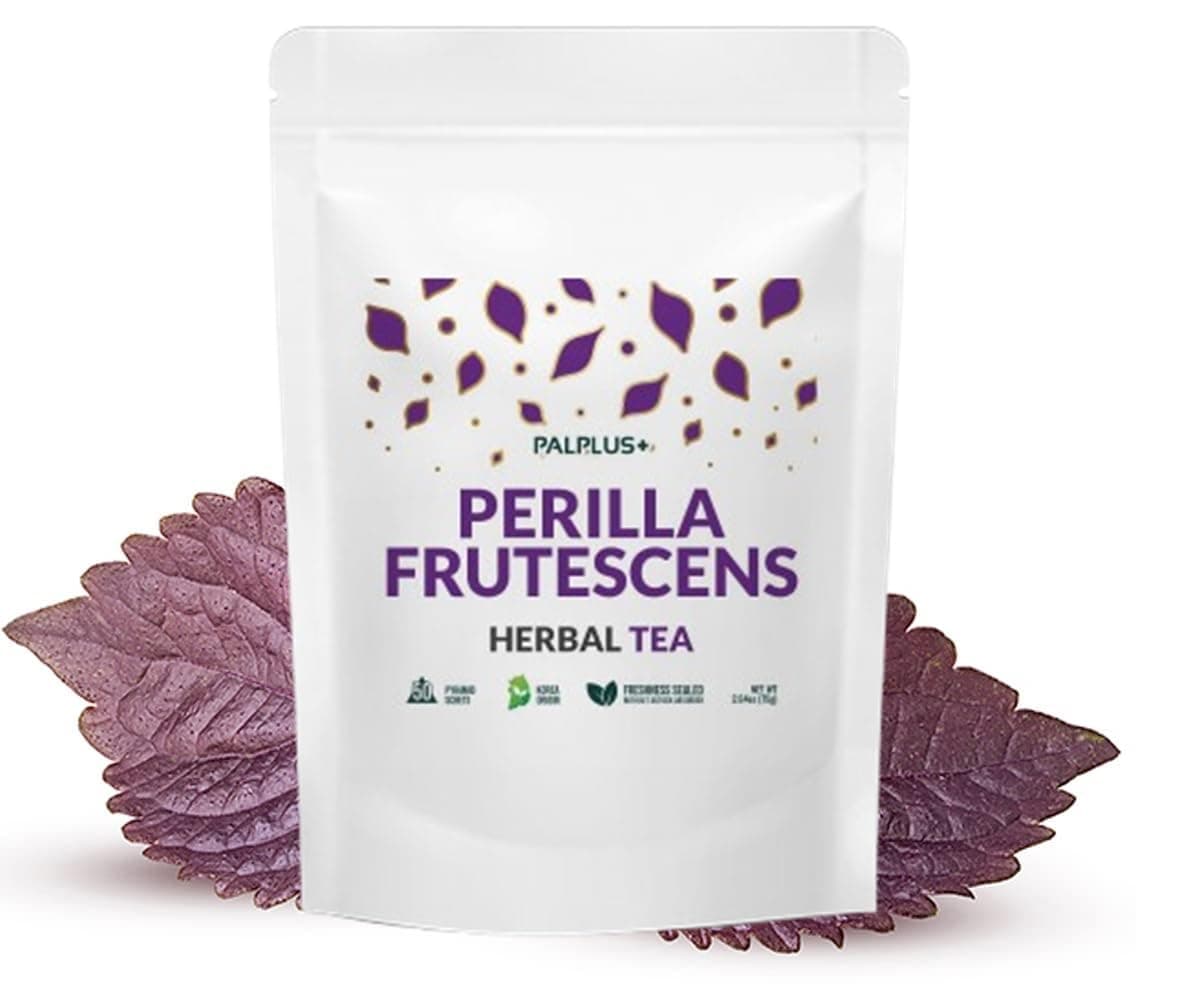 Organic Natural Pure Perilla Frutescens Tea Bag- 50 Tea Bags (Biodegradable PLA Tea Bag Filters)