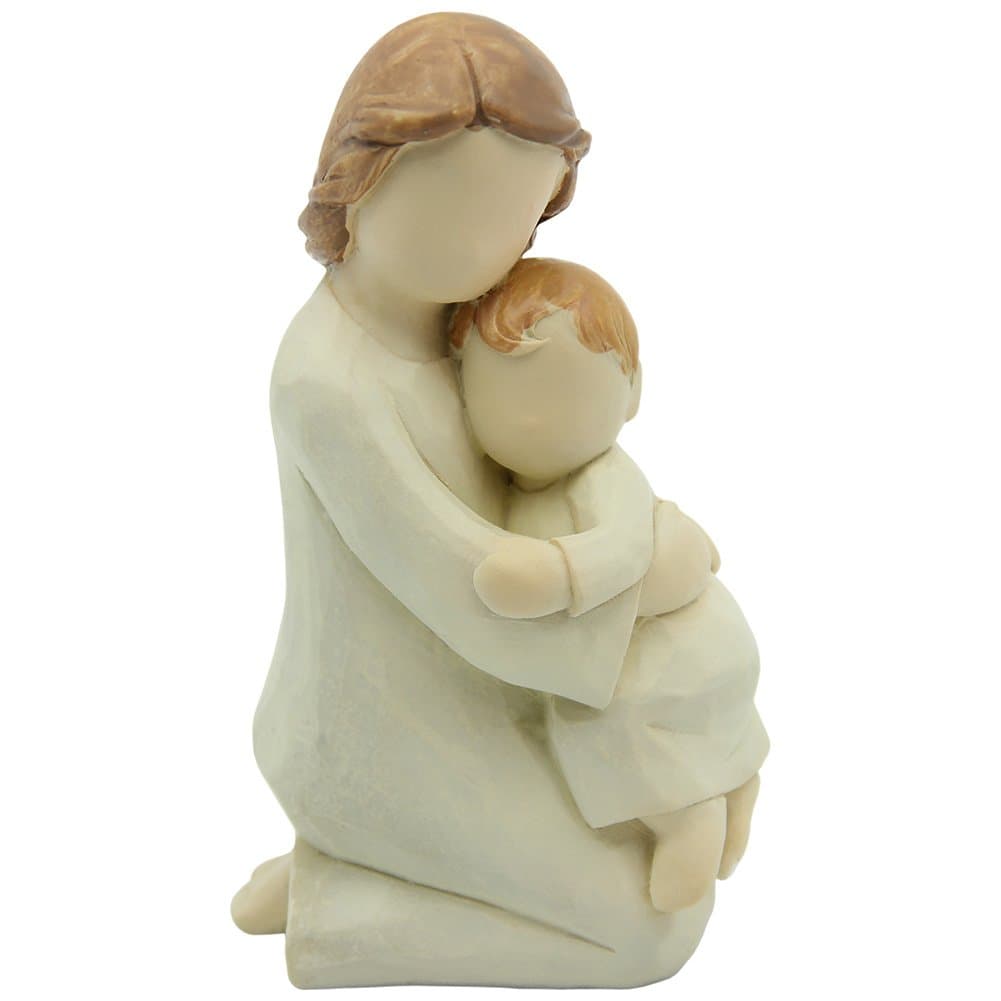 Mother and Son Figurine, a Great Gift for Mother Day (4.73 inches high,Son of My Heart)