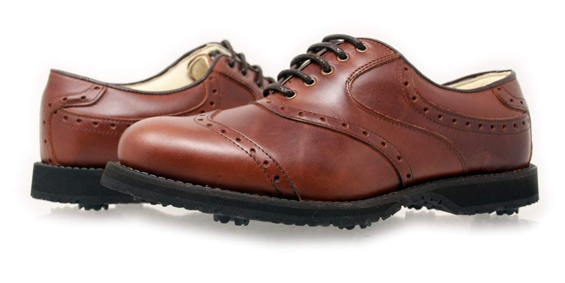 PORTMANN Prime Club Men's Golf Shoes | Premium Leather | Extralight and Flexibility | Pure Drive Tec.