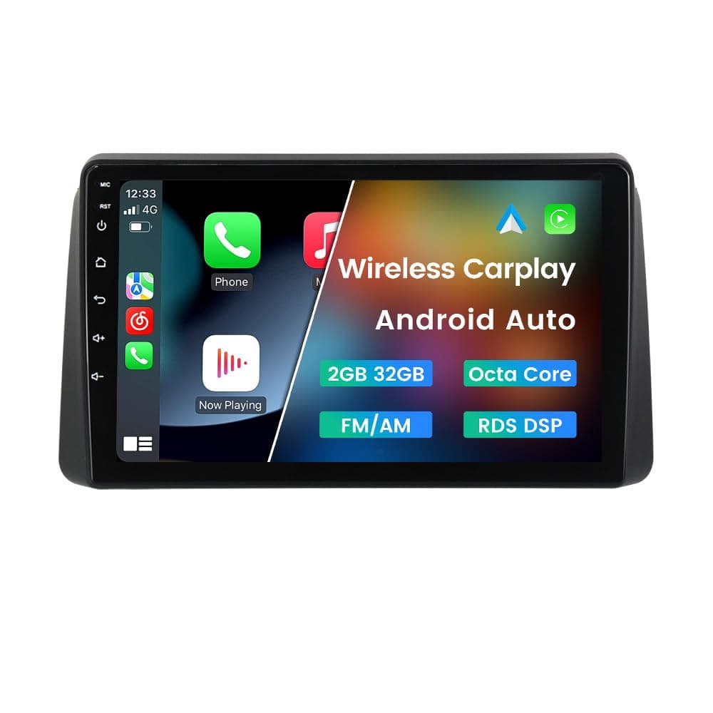 Android 12 Car Radio Stereo for Dodge Grand Caravan 2011-2020, Biorunn 9" Octa Core Built-in Wireless Carplay Android Auto GPS Navi IPS BT FM AM RDS DSP, 2GB RAM 32GB ROM