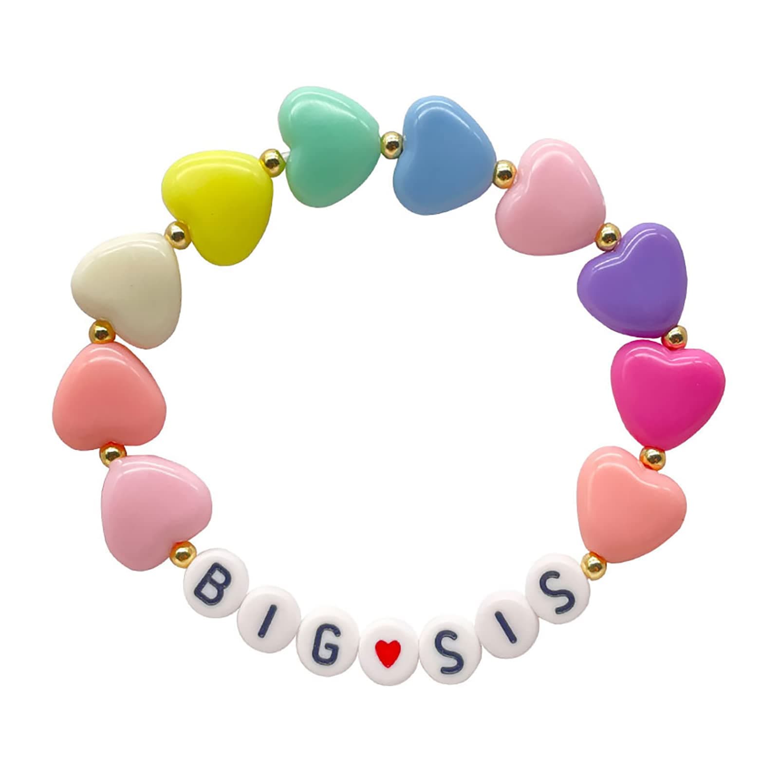 Sister's Big Bracelet Gift, Little Girls' Sister Jewelry