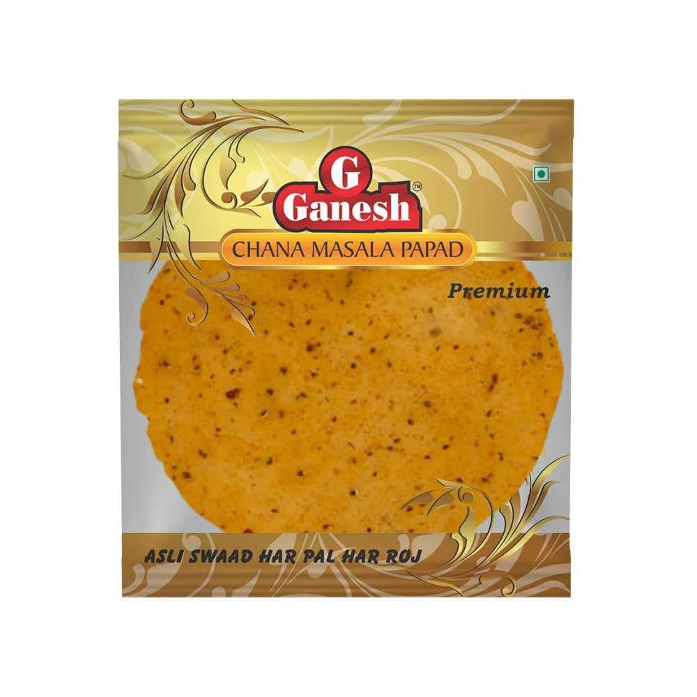 Ganesh Premium Chana Masala Papad-250gms (7 Inch)