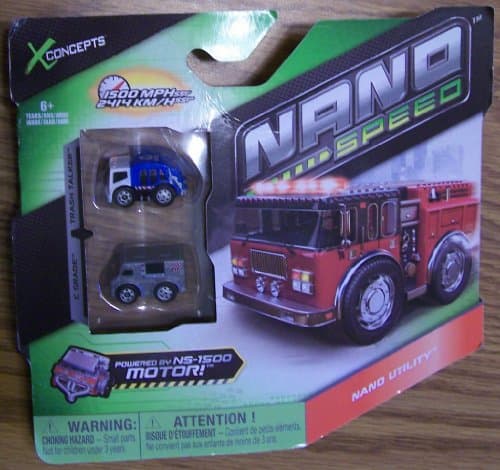Nano Speed X Concepts Nano Vehicles 2 Pack (Colors & Styles Vary) Novelty