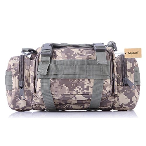 Duffel Pack, Alplus Military Convertible Backpack Duffel Molle Tactical Shoulder Bag with Key Ring Carabiner