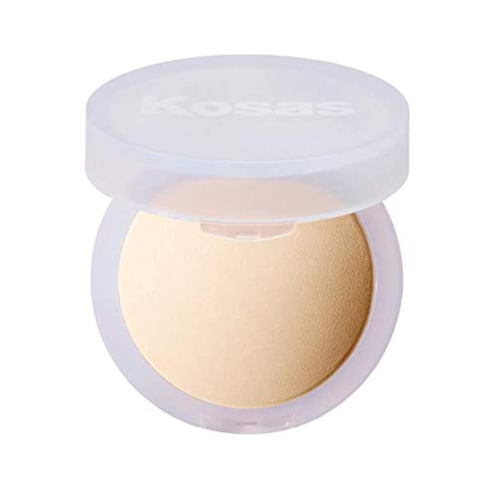 Kosas Face Setting Powder Cloud Set - Brightness Control Softener, Translucent Smooth and Transparent Makeup Finish, Portable and Long Lasting Loose Pressed Baking Powder