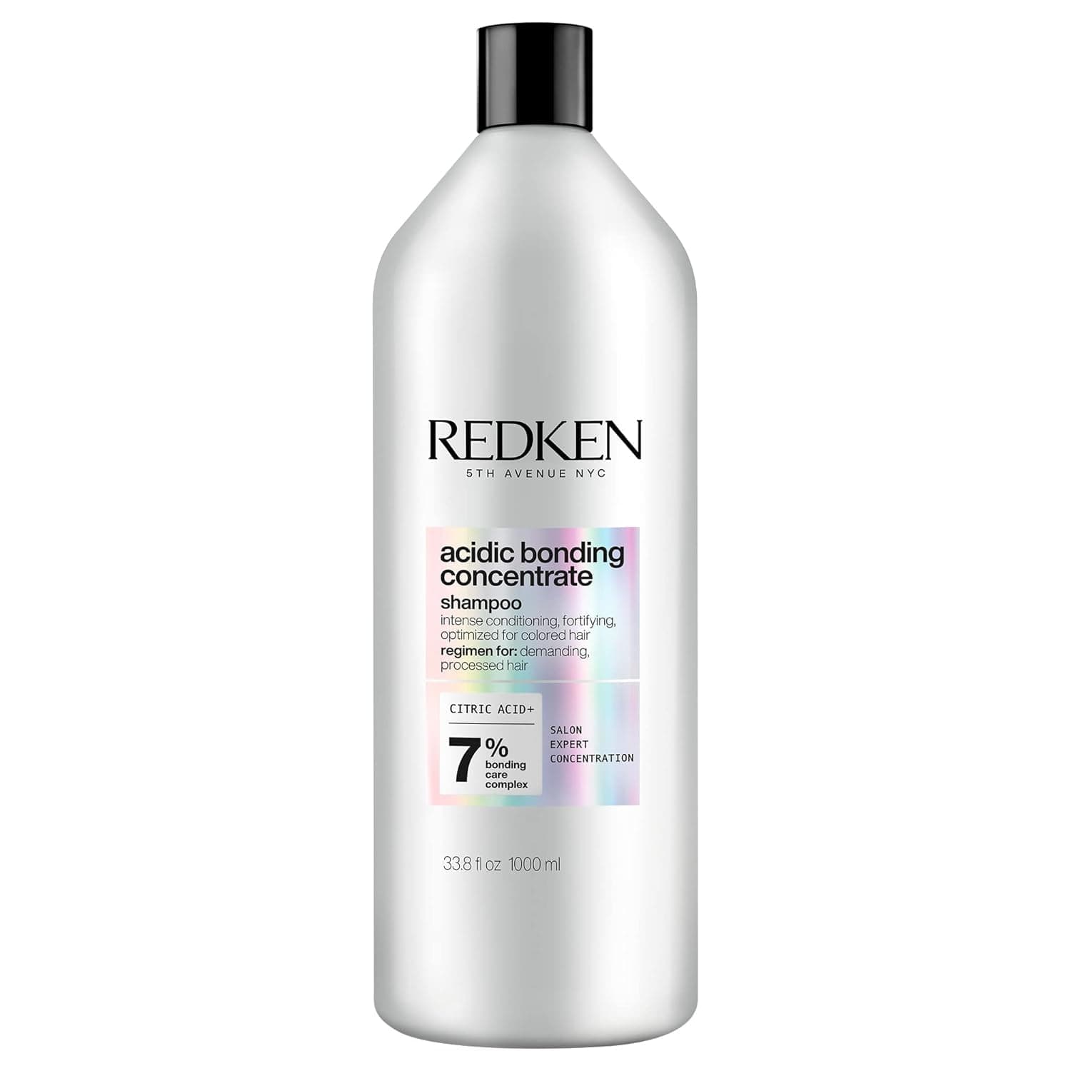 Redken Acidic Bonding Concentrate Shampoo For Damaged Hair Repair - Strengthens and Repairs Weak and Brittle Hair, Sulfate-Free, With Citric Acid