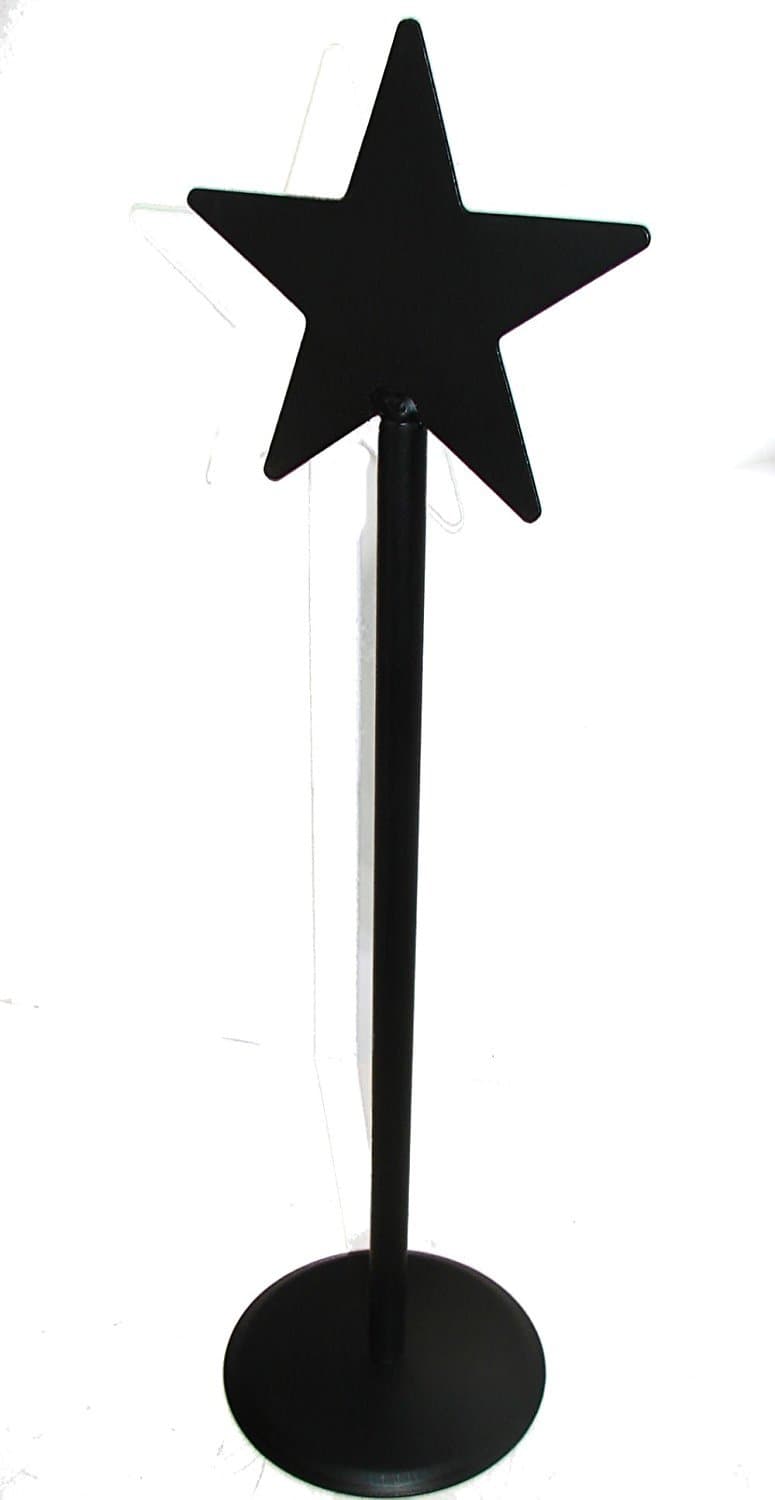 Eagle Wrought Iron Paper Towel Holder -Standing- Star Top Amish Made