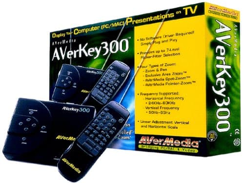 Avermedia Averkey 300 Gold 1024 X 768 Plug and Play PC to TV Converter with 16.7 Million Colors