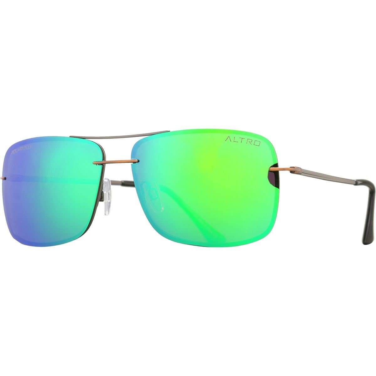 Altro Ruze Polarized Sunglasses (Bronze/Smoke Green Polarized Lens)
