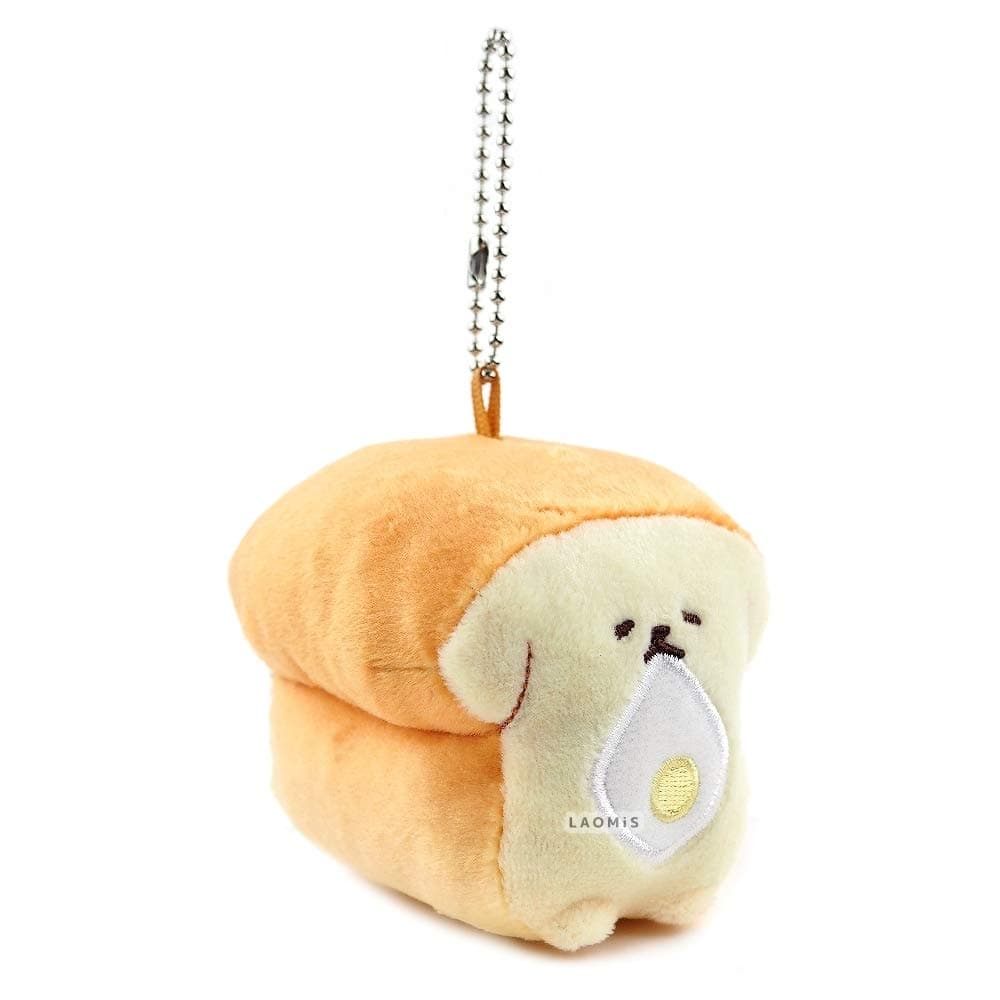 Isutogen Yeast Ken Bakery Mini Plush with Ball Chain (Golden Toast [ 27934 ])