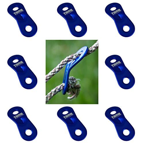 Thor Outdoor Aluminum Alloy Guyline Tensioner Metallic Blue