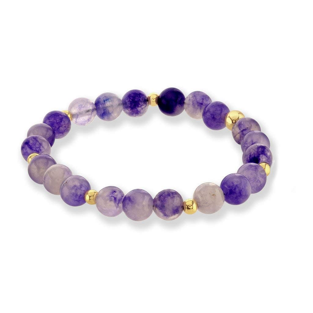 Believe LondonGemstone Chakra Bracelet Anxiety Crystal Natural Stone Stress Relief Reiki Yoga Diffuser Semi Precious